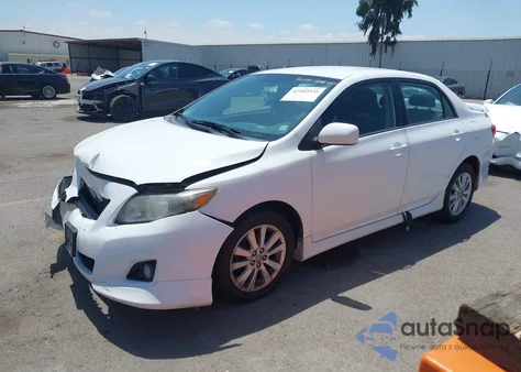 2010 Toyota Corolla S из США, поврежденный, VIN 2T1BU4EE0AC412693